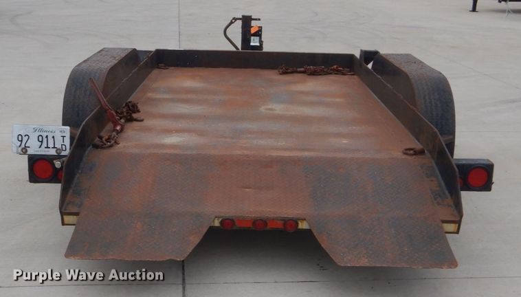 image for item GW9959 2014 Butler tilt deck utility trailer