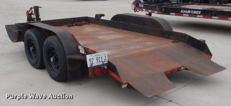 image for item GW9959 2014 Butler tilt deck utility trailer