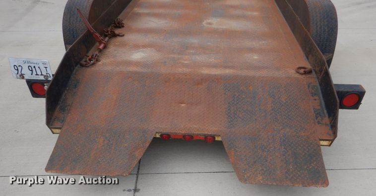 image for item GW9959 2014 Butler tilt deck utility trailer