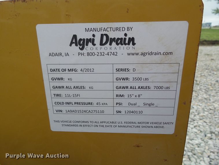 image for item GX9074 2012 Maxi Stringing tile trailer