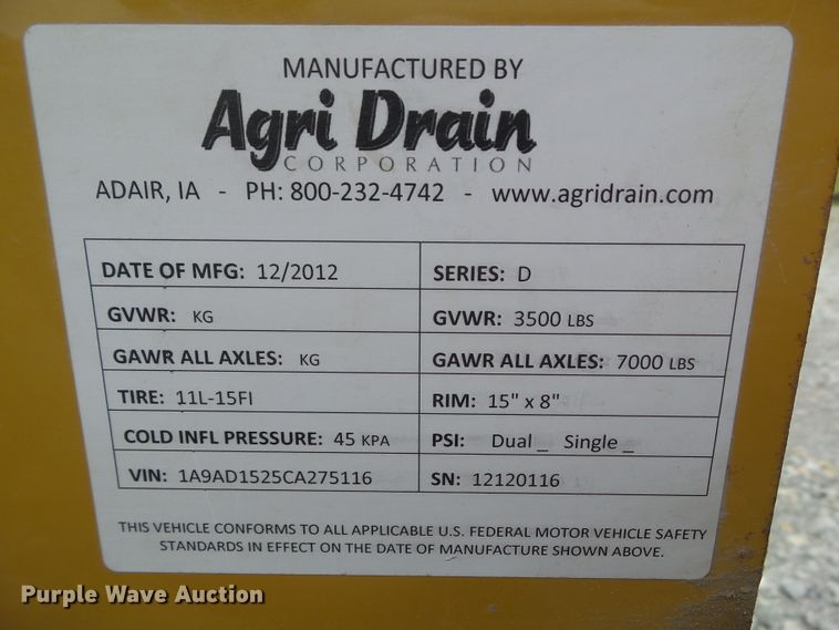 image for item GX9075 2013 Maxi Stringing tile trailer