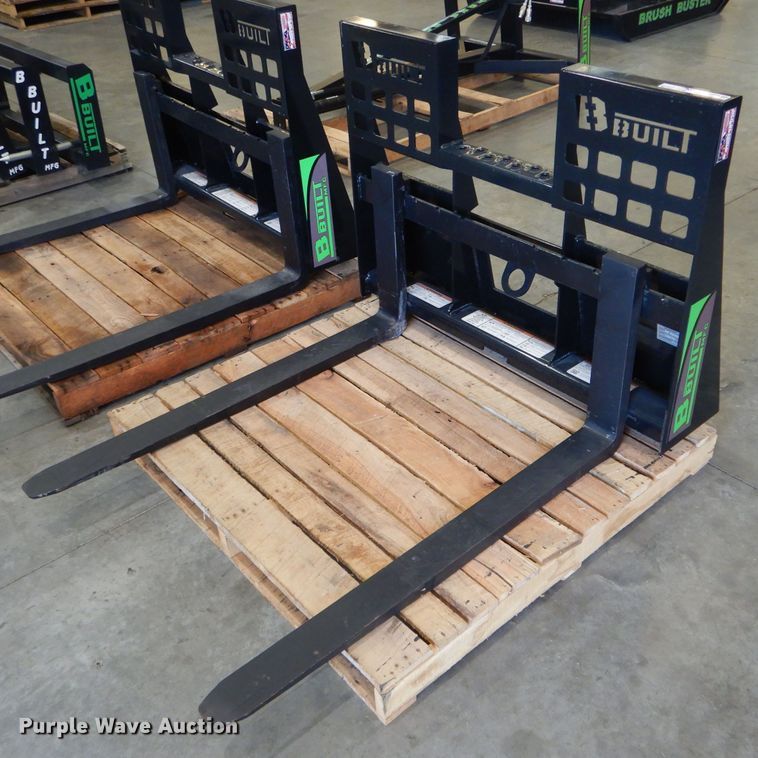 image for item HM9509 2018 B Built PF-5000 skid steer pallet forks