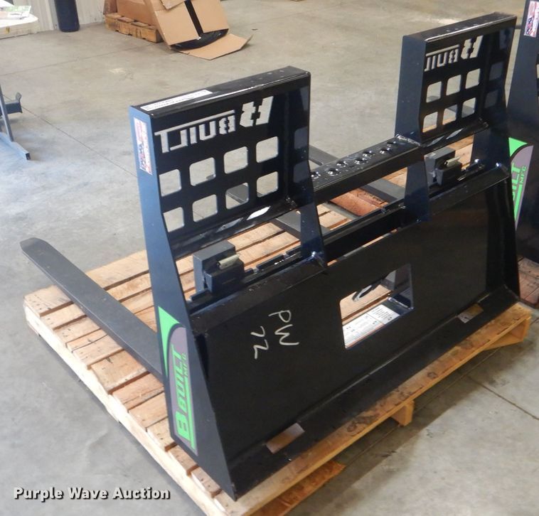 image for item HM9509 2018 B Built PF-5000 skid steer pallet forks