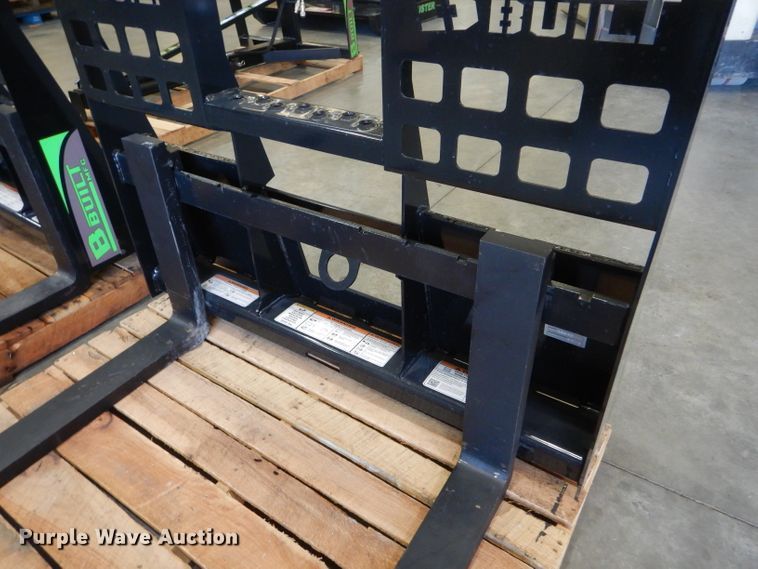 image for item HM9509 2018 B Built PF-5000 skid steer pallet forks