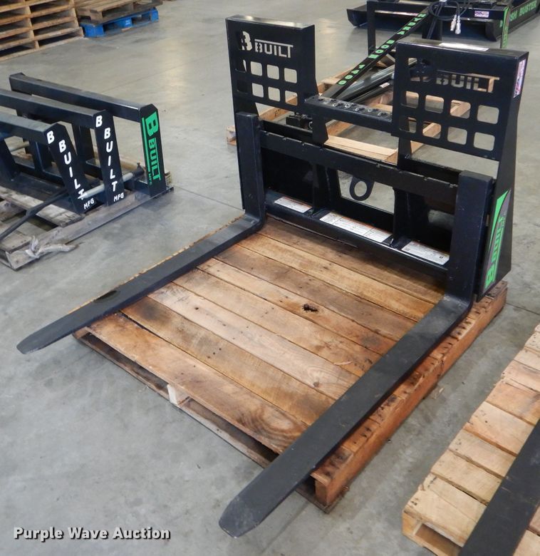 image for item HM9510 2018 B Built PF-5000 skid steer pallet forks