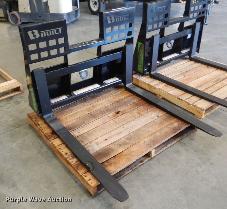 image for item HM9510 2018 B Built PF-5000 skid steer pallet forks