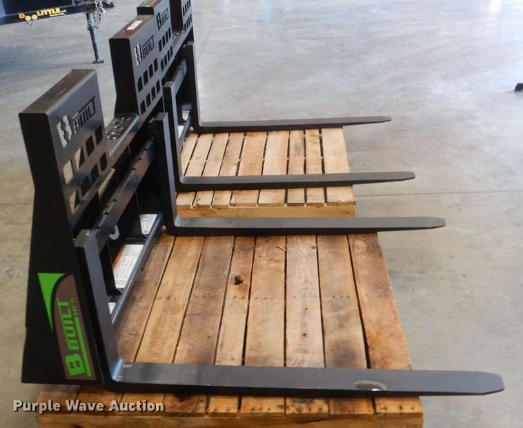 image for item HM9510 2018 B Built PF-5000 skid steer pallet forks