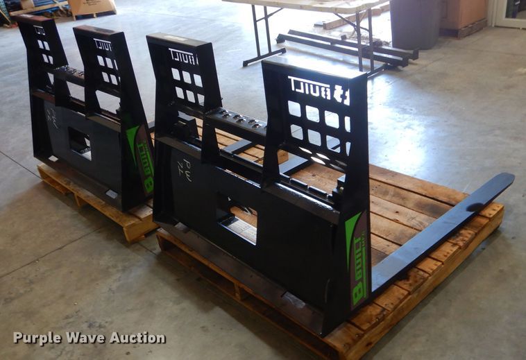 image for item HM9510 2018 B Built PF-5000 skid steer pallet forks