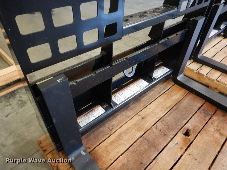 image for item HM9510 2018 B Built PF-5000 skid steer pallet forks