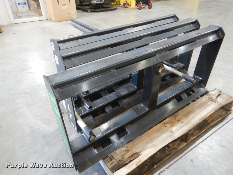 image for item HM9511 (3) B Built skid steer bale spears