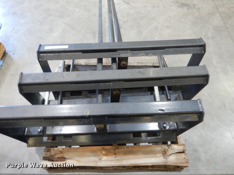 image for item HM9511 (3) B Built skid steer bale spears