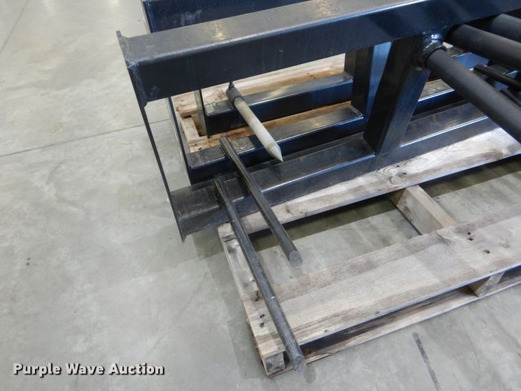 image for item HM9511 (3) B Built skid steer bale spears