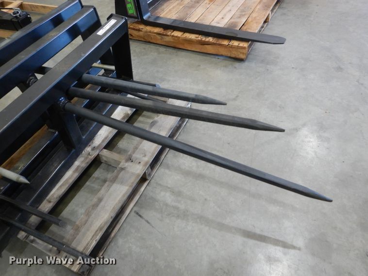 image for item HM9511 (3) B Built skid steer bale spears