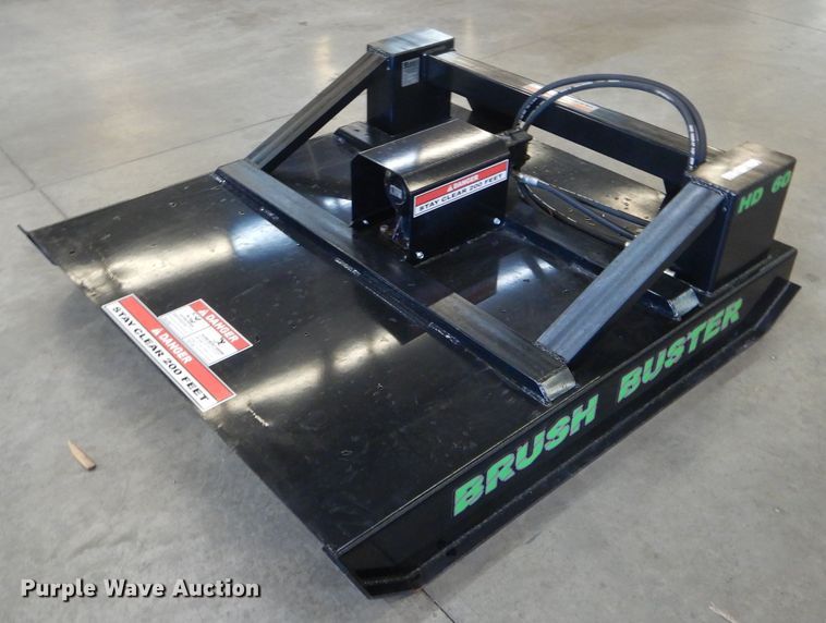 image for item HM9513 2018 B Built BB-HD-60 skid steer rotary mower