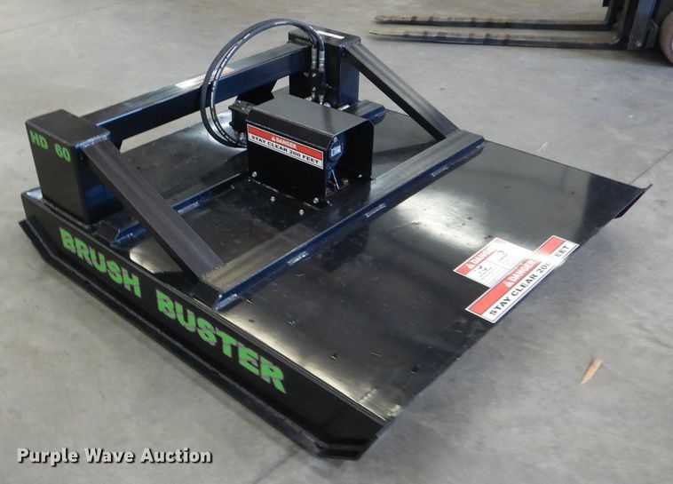 image for item HM9513 2018 B Built BB-HD-60 skid steer rotary mower