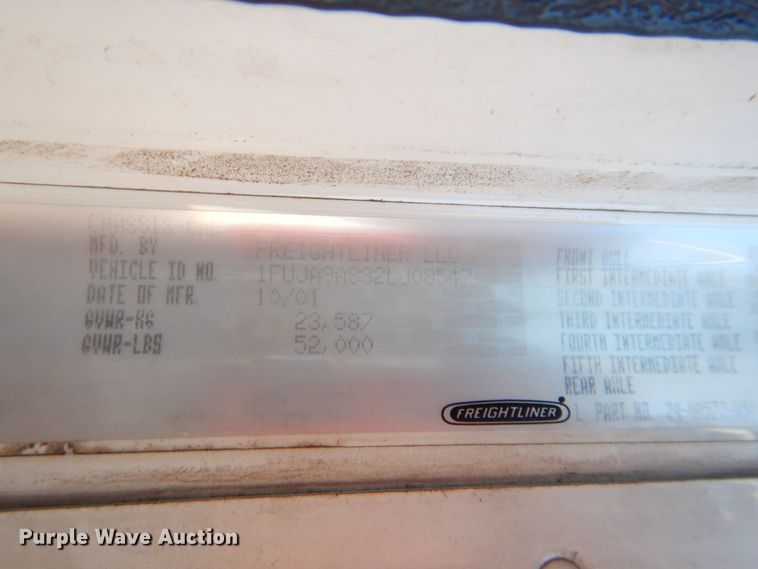 image for item HS9552 2002 Freightliner Century Class ST  semi truck