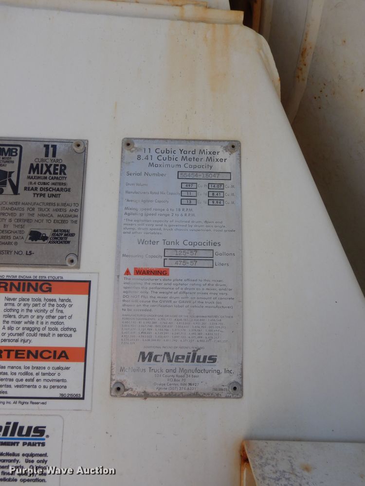 image for item HS9556 2000 Kenworth W900  ready mix truck