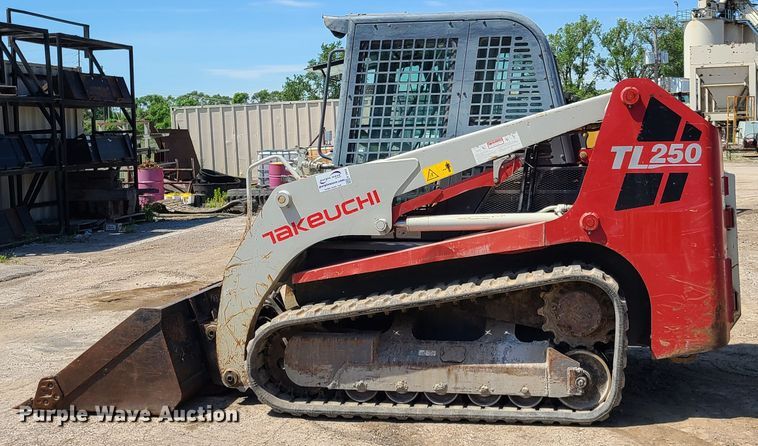 image for item K5949 2012 Takeuchi TL250  tracked skid steer loader