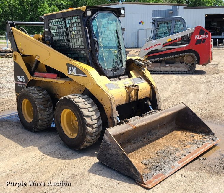 image for item K5951 2007 Caterpillar 268B  skid steer loader