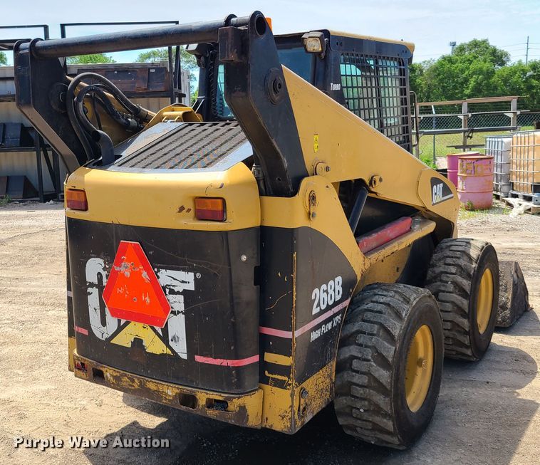 image for item K5951 2007 Caterpillar 268B  skid steer loader