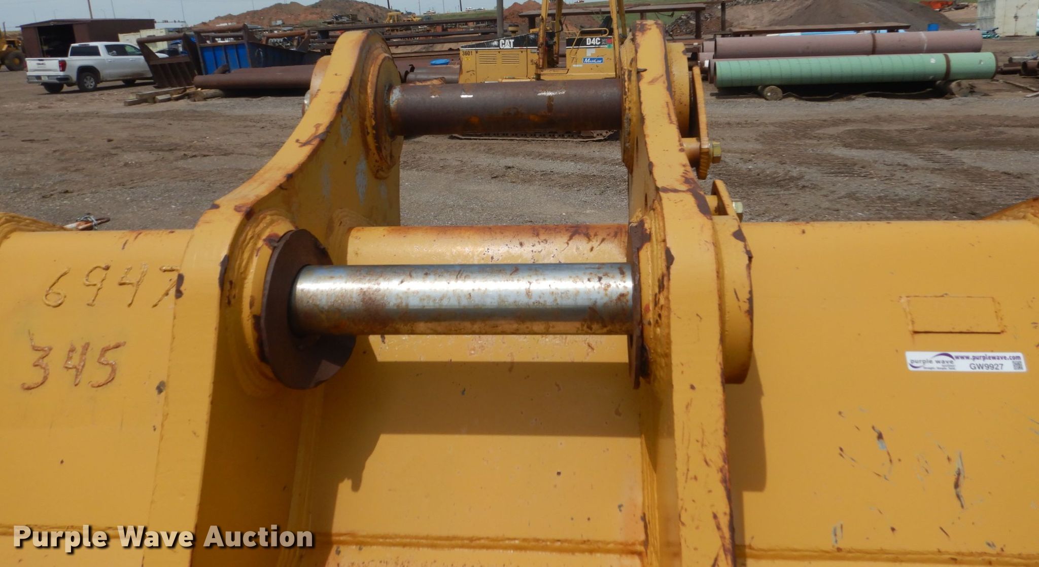 TAG 75"W excavator bucket in Rapid City, SD Item GW9927 sold Purple