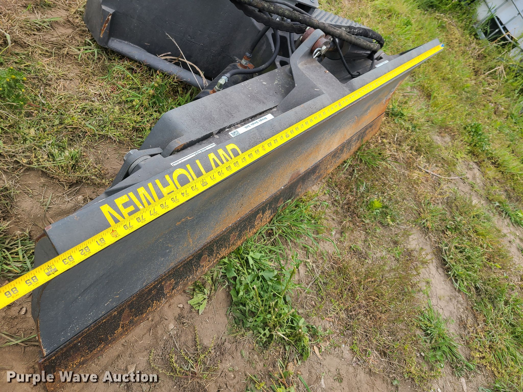 Grouser skid steer dozer blade in Richmond, MO Item K5875 sold