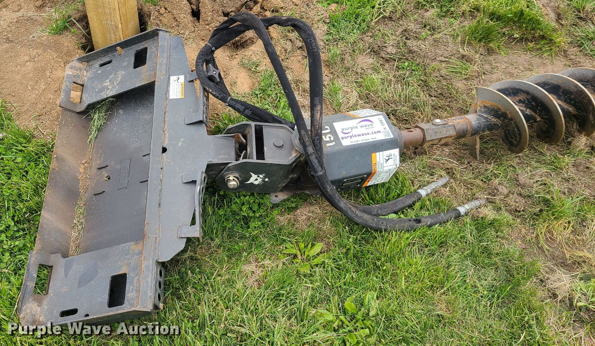 2016 Bobcat 15C skid steer auger in Richmond, MO Item K5887 for sale