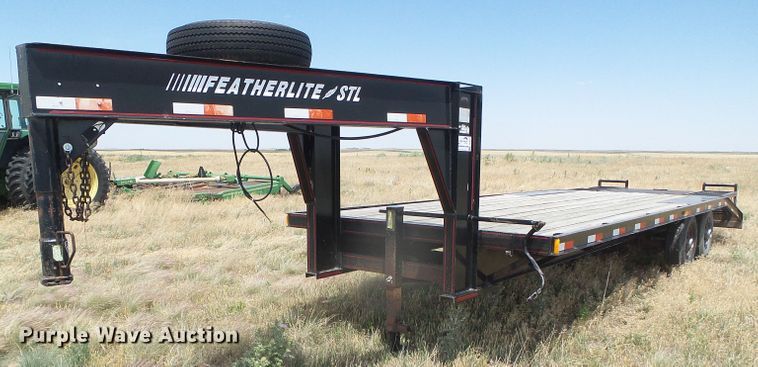 image for item DG0011 1999 Featherlite 5595 equipment trailer