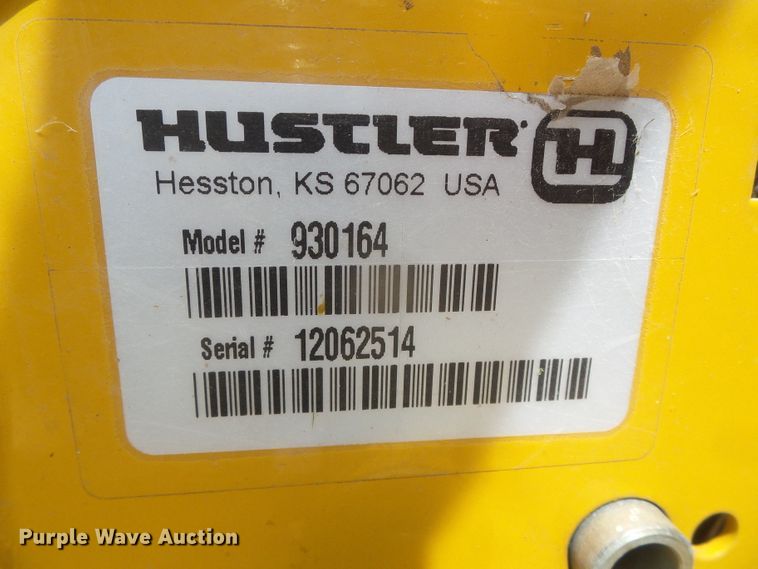 image for item DG0030 2012 Hustler FasTrak Super Duty ZTR lawn mower