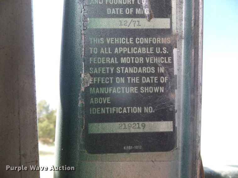 image for item DG0034 1972 Kenworth COE  semi truck