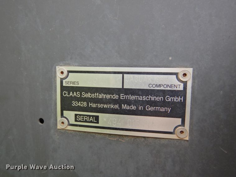 image for item DI0146 Claas Jaguar 980  forage harvester