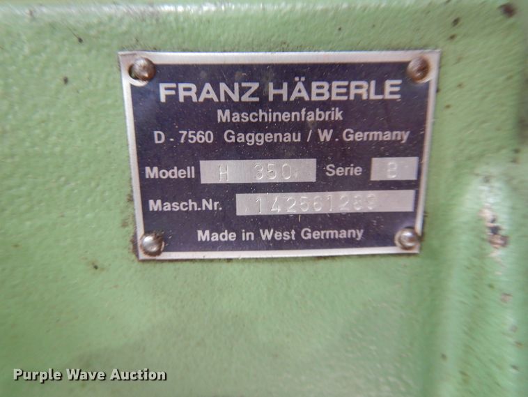 image for item GN9907 Haberle H350 cold saw