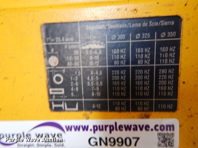 image for item GN9907 Haberle H350 cold saw