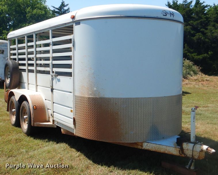 image for item GY9911 Shop built livestock trailer