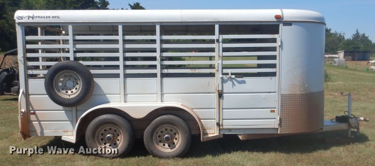 image for item GY9911 Shop built livestock trailer
