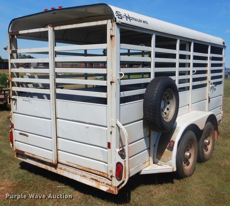 image for item GY9911 Shop built livestock trailer