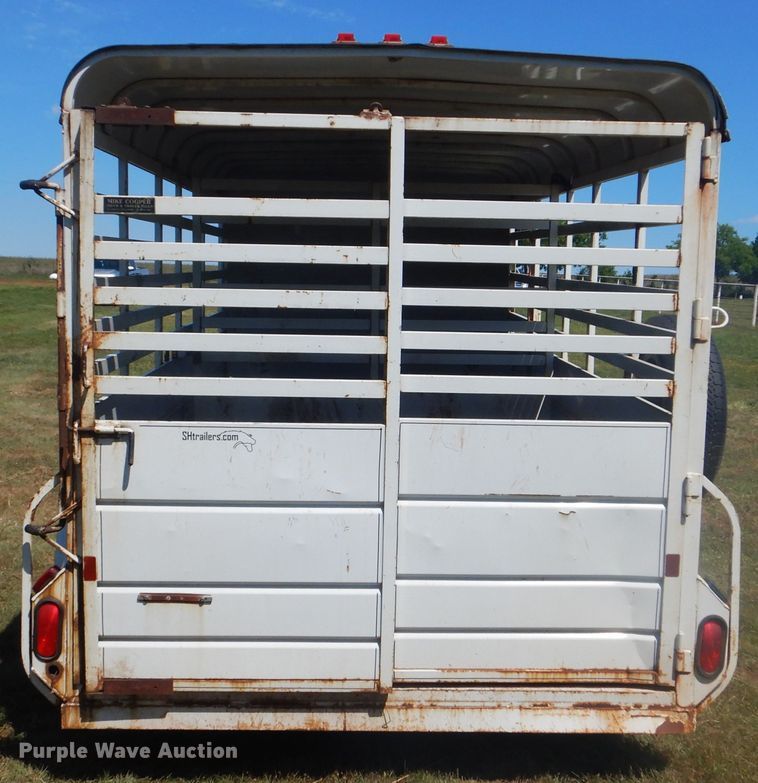 image for item GY9911 Shop built livestock trailer