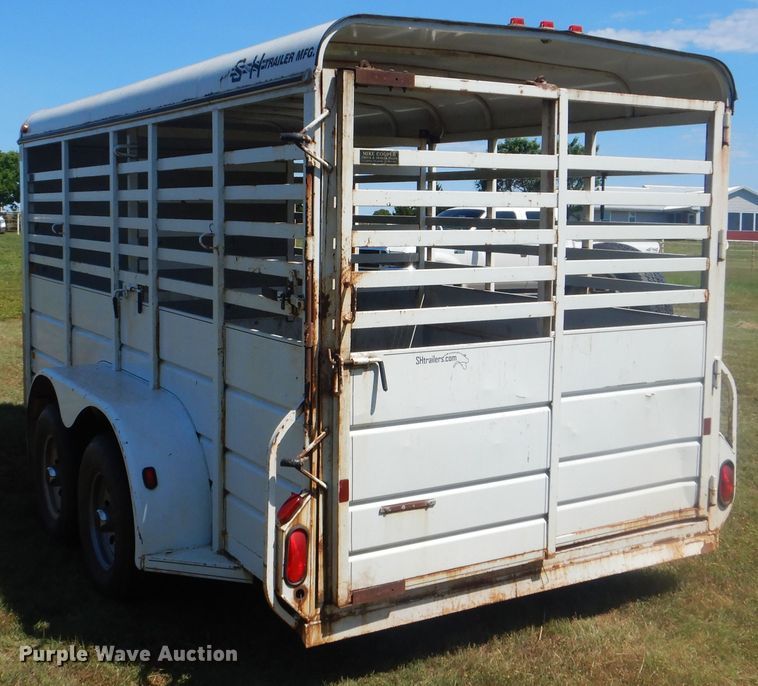 image for item GY9911 Shop built livestock trailer