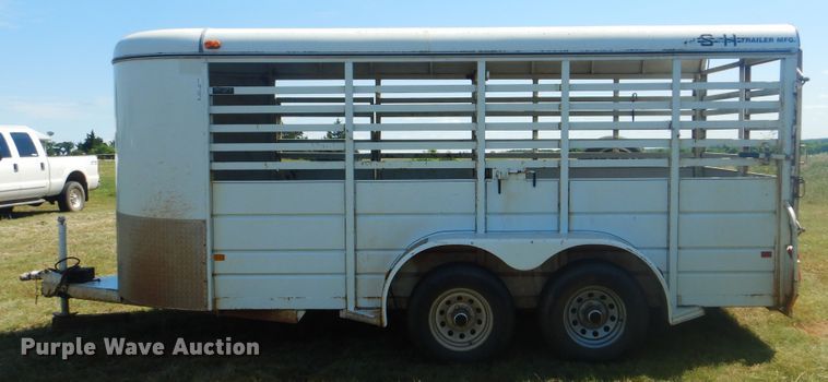 image for item GY9911 Shop built livestock trailer