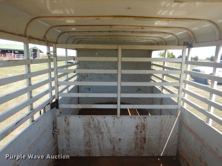 image for item GY9911 Shop built livestock trailer