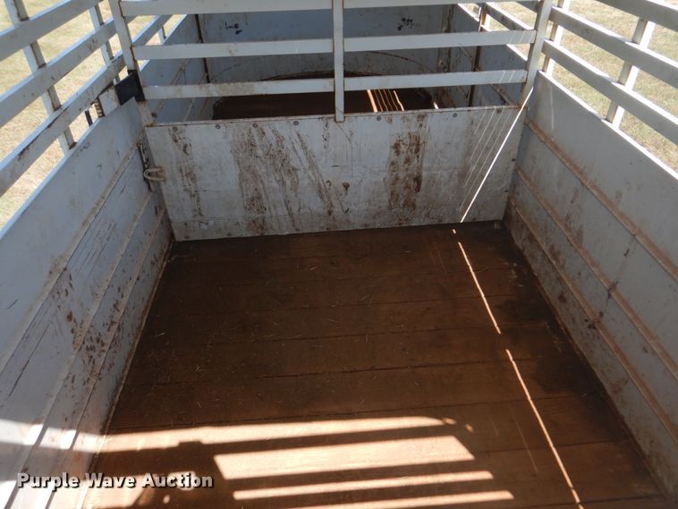 image for item GY9911 Shop built livestock trailer