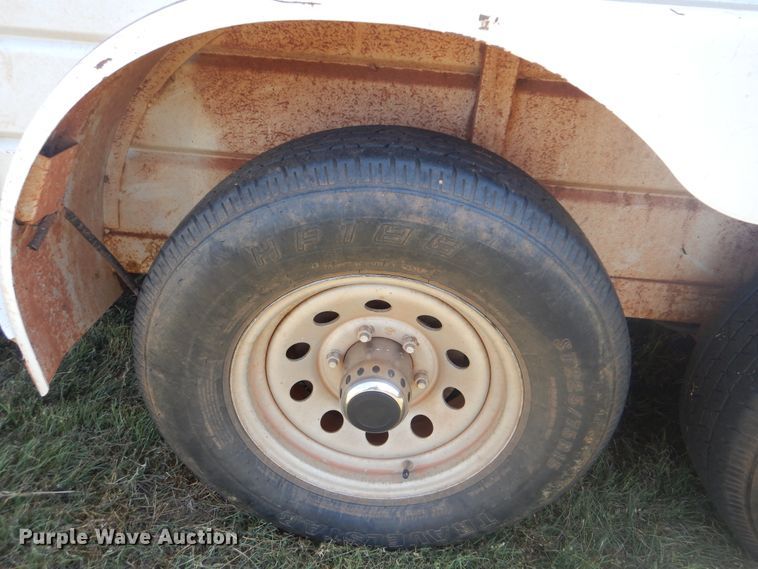 image for item GY9911 Shop built livestock trailer