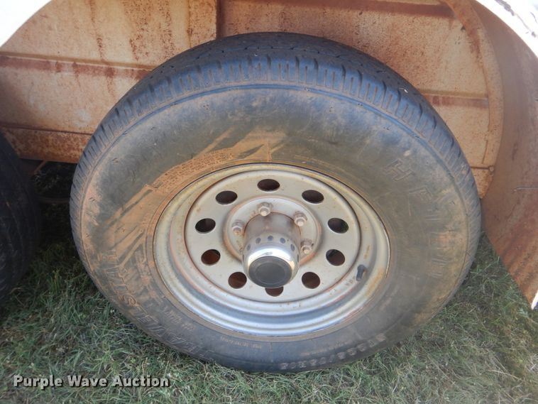 image for item GY9911 Shop built livestock trailer