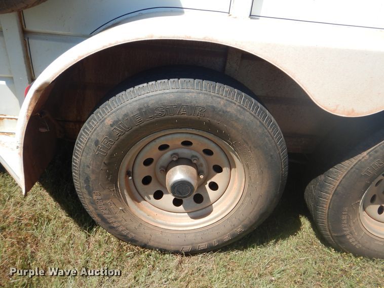 image for item GY9911 Shop built livestock trailer