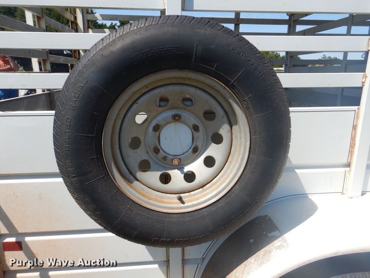 image for item GY9911 Shop built livestock trailer