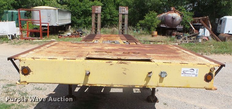 image for item DH4941 1970 Timpte LOF3T50 drop deck equipment trailer