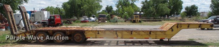 image for item DH4941 1970 Timpte LOF3T50 drop deck equipment trailer