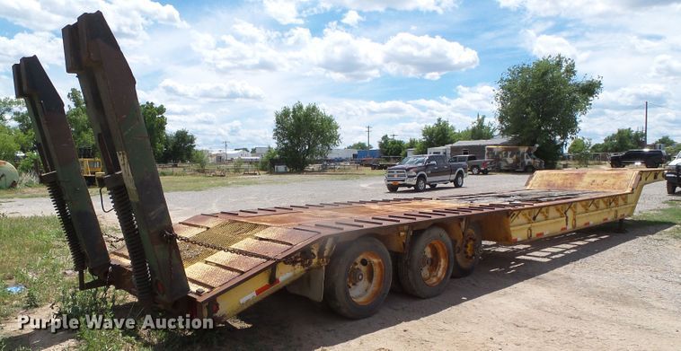 image for item DH4941 1970 Timpte LOF3T50 drop deck equipment trailer