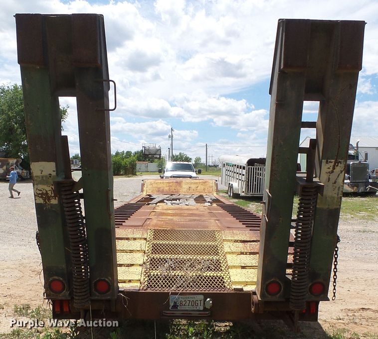 image for item DH4941 1970 Timpte LOF3T50 drop deck equipment trailer