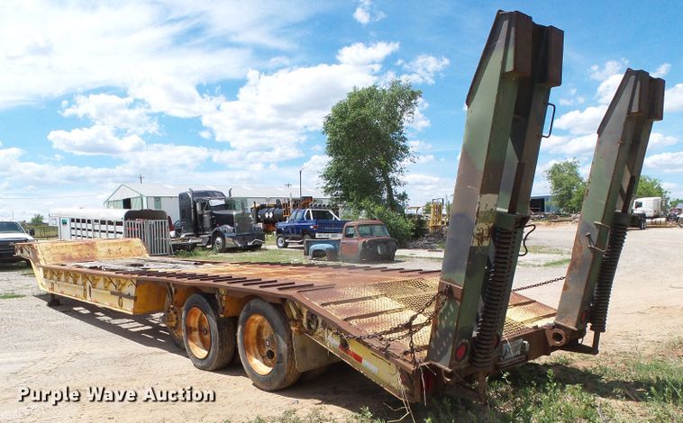 image for item DH4941 1970 Timpte LOF3T50 drop deck equipment trailer